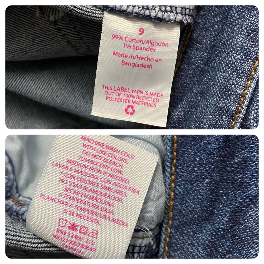 NoBo Hi Waisted Flare Distressed Jeans Blue - Picture 14 of 15